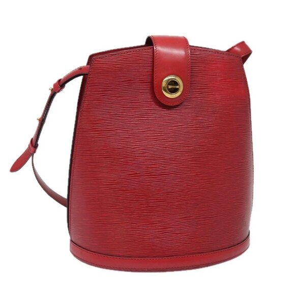 LOUIS VUITTON Epi Cluny Shoulder Bag Red M52257 LV Auth 81583 - Picture 1 of 16